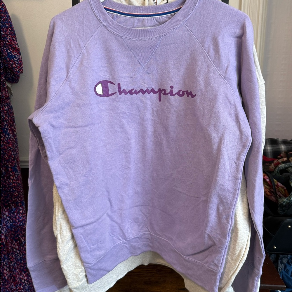 Champion Lavender Crewneck